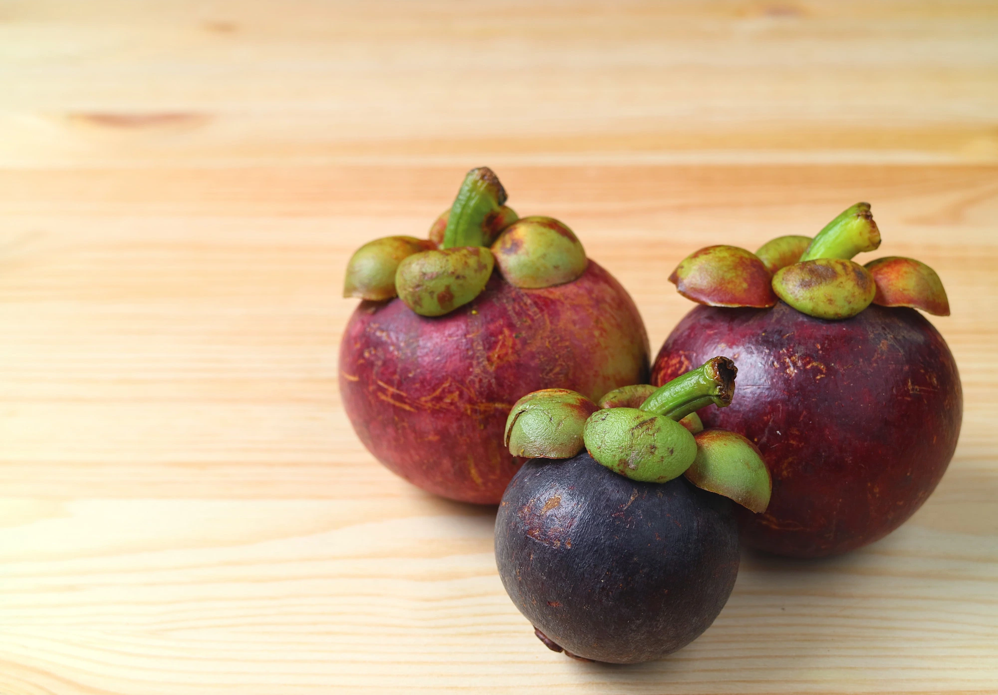 Purple mangosteen fruit