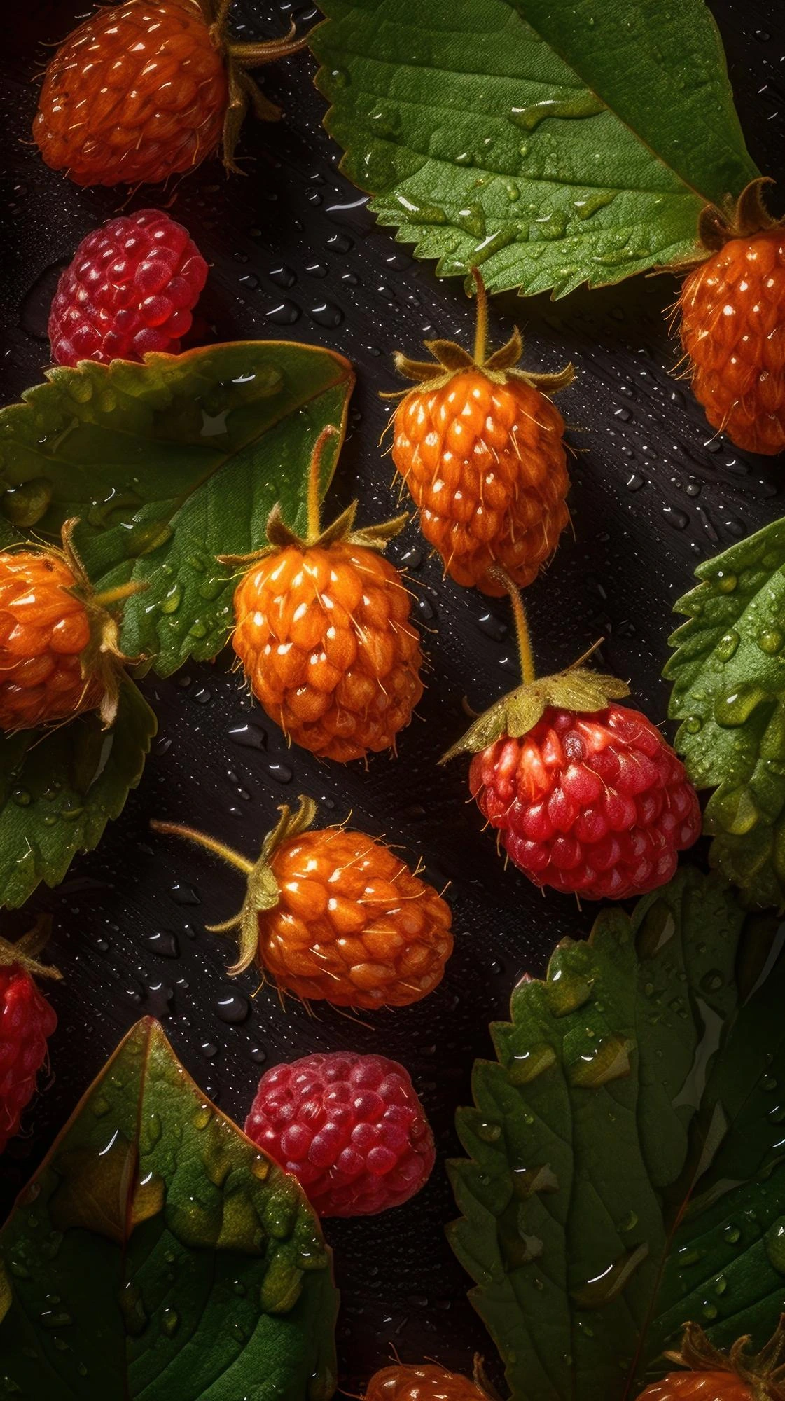 Salmonberry fruit
