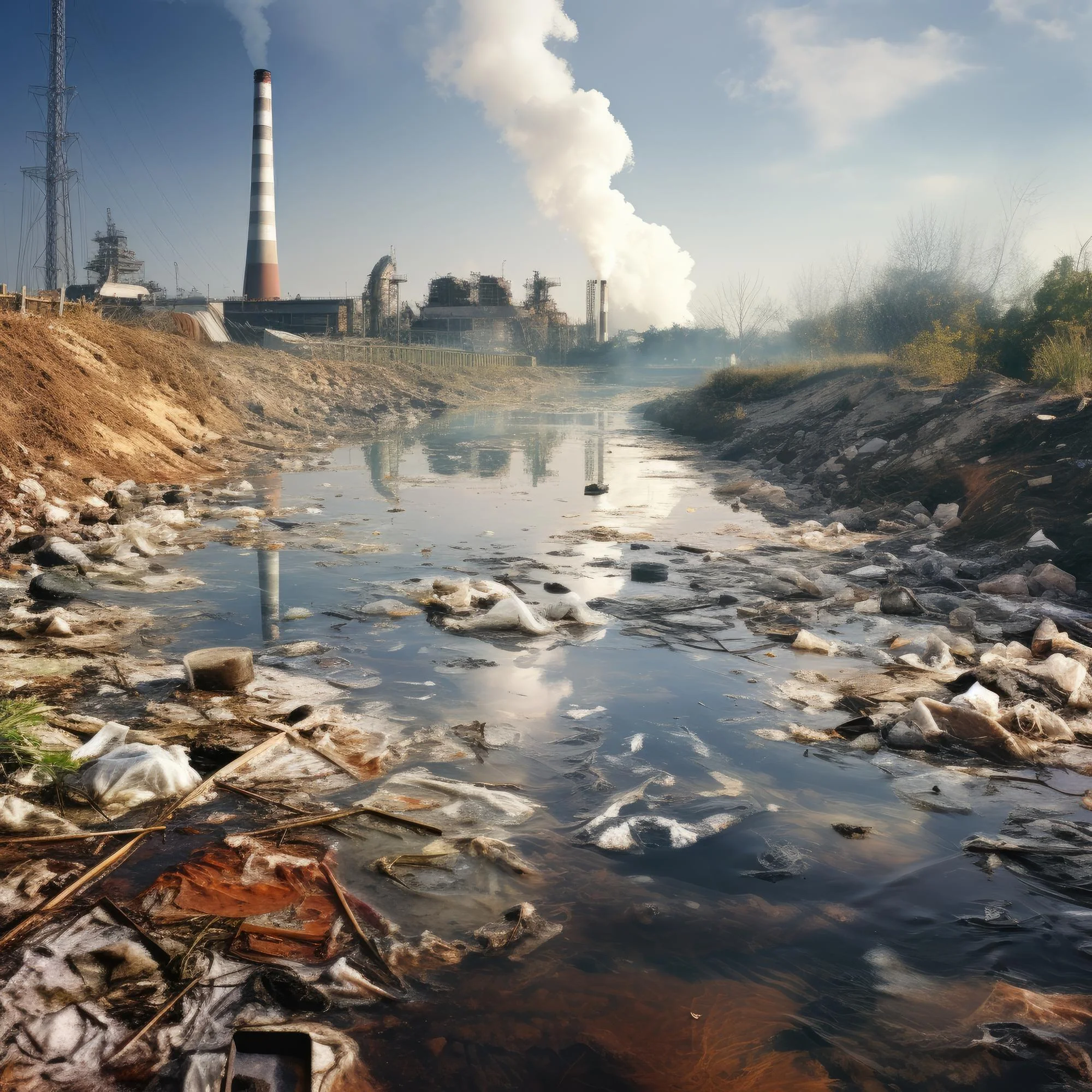 River Metal pollution