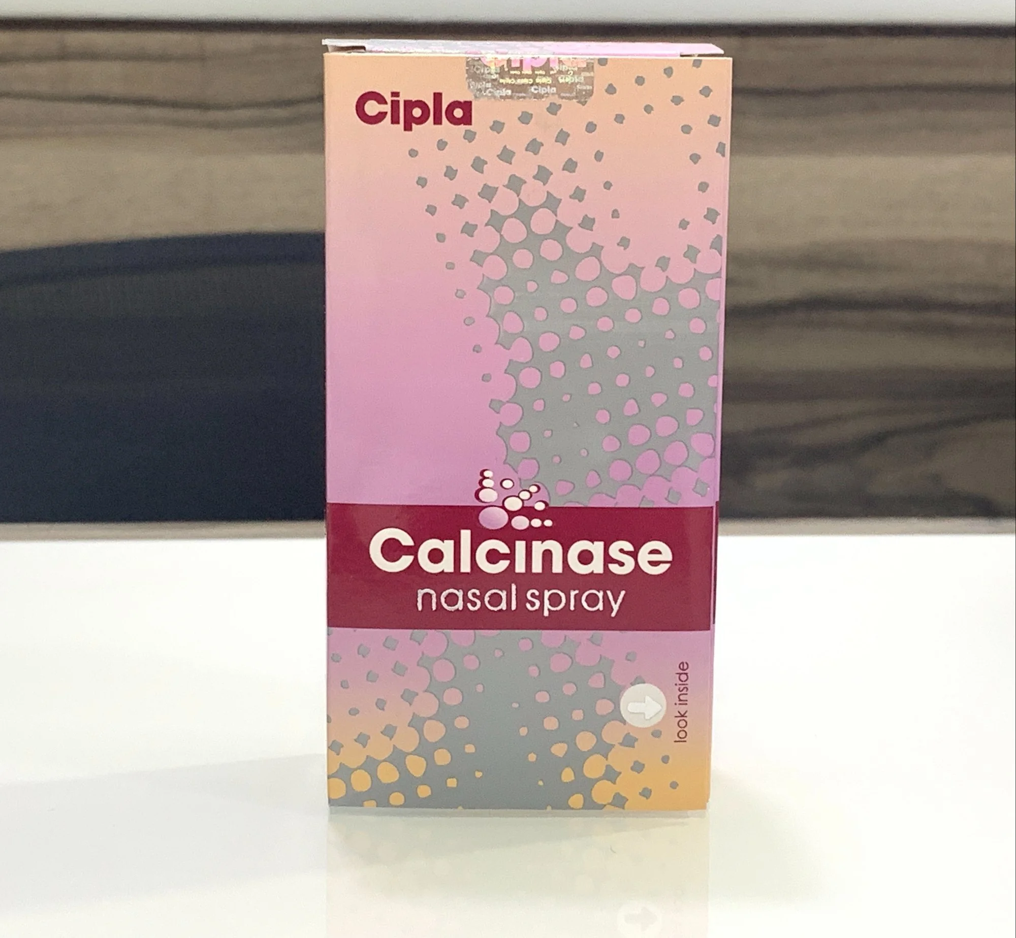 Calsinase nasal spray