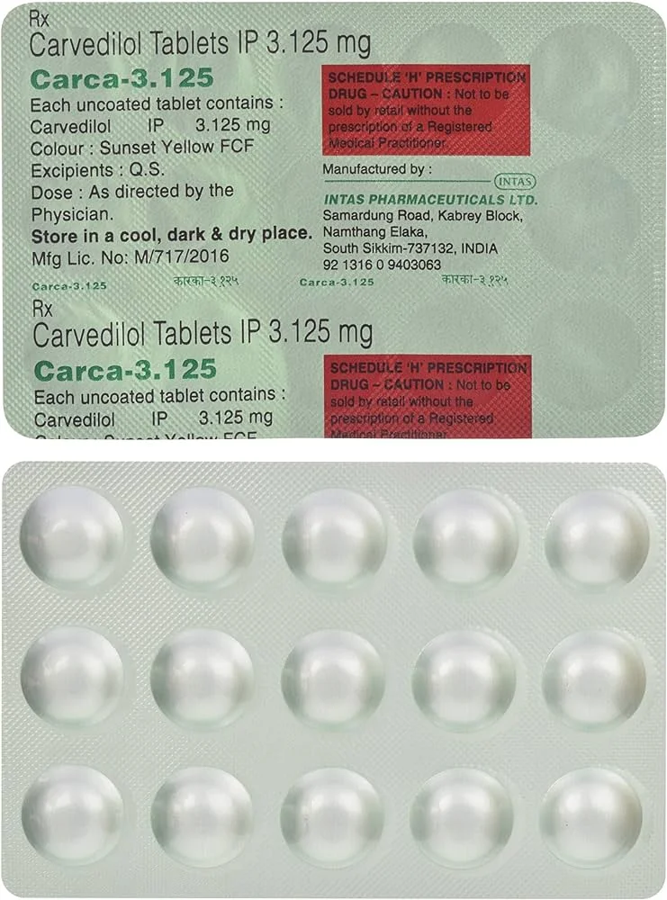 Carca 3.125 tablets