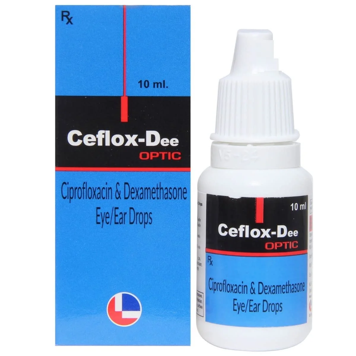 Ceflox Dee Optic Eye or Ear Drops