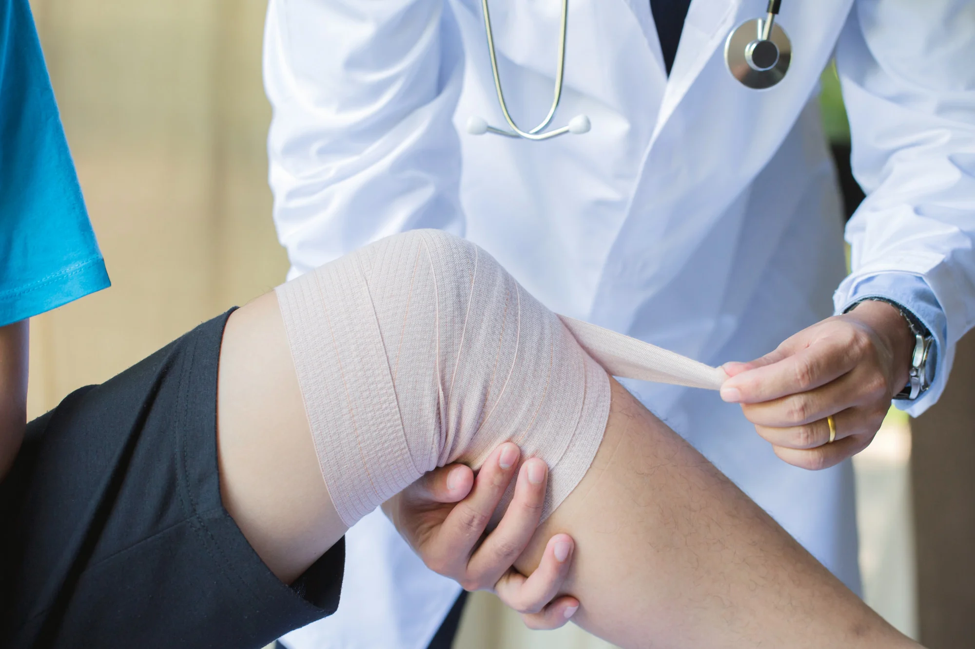 Knee replacement surgery