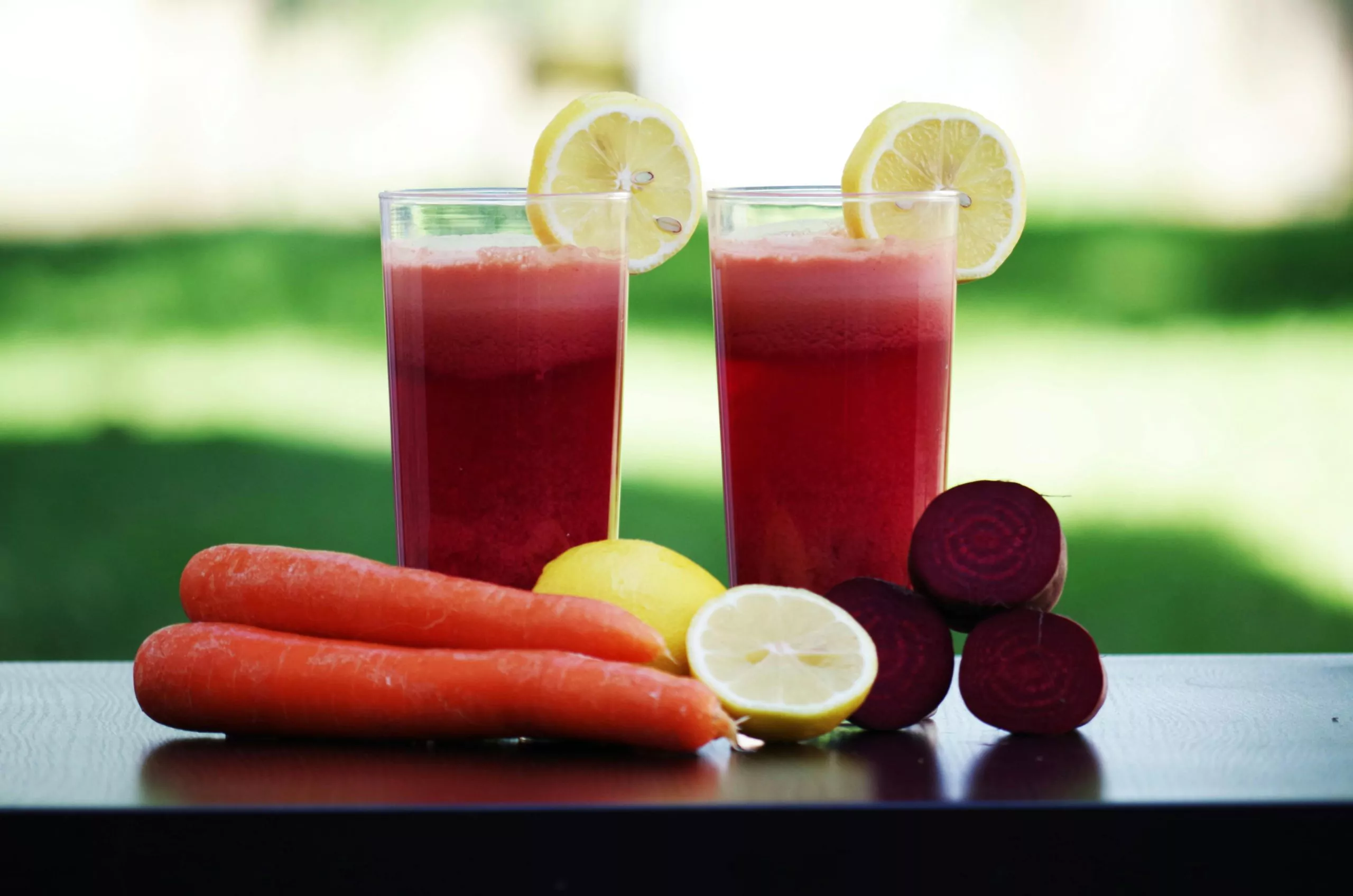 Carrot beetroot juice
